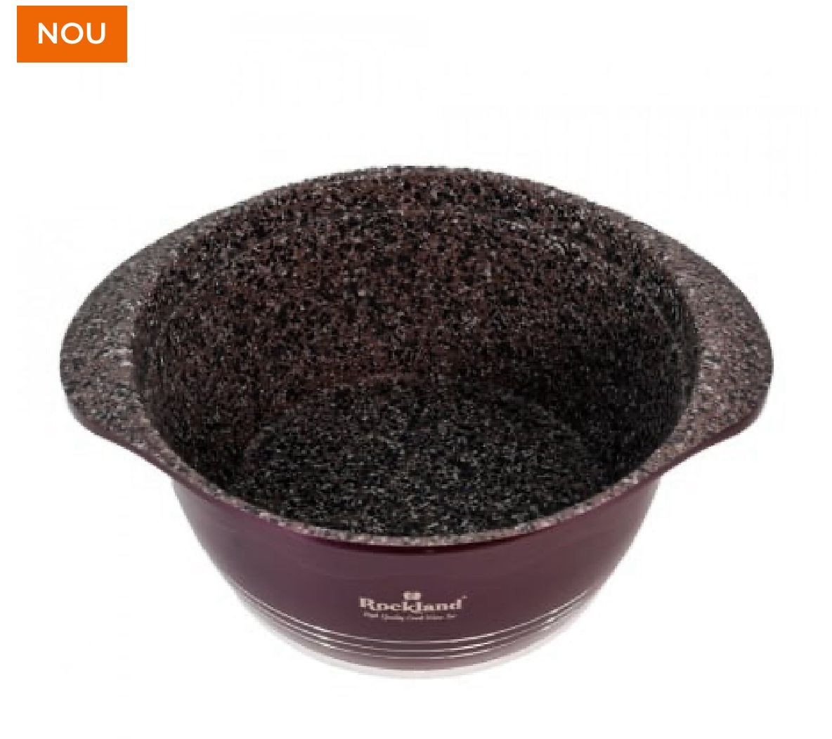 Cratita din granit cu capac 32 cm, Rockland